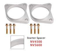 2X NV4500 NV5600 Starter Spacer Kit with Bolt 5 Speed Per Dodge RAM 2500 3500 H7