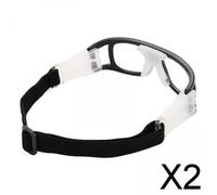 2X Occhiali da basket Occhiali Sport Sportivi Uomo Donna Regalo Nero