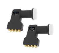 2x Octo LNB Sat incl. protezione dalle intemperie digitale 4K 8...