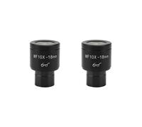 2X Oculare Grandangolare WF10X, Campo Visivo di 18 mm, Punto di Messa A Fuoco Elevato, Interfaccia di 23,2 mm, Accessori per Microscopio Biologico