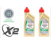 2X OLIO CAMBIO CASTROL SYNTRANS MULTIVEHICLE 75W-90 API GL-4 MB-Approval 235.72
