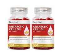 2x Olio di Krill Antartico Norvegese anni 60 1000mg - Omega-3 + Astaxantina +...