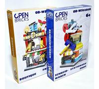 2x OPEN BRICKS set mattoncini di bloccaggio CANCELLERIA & BOUTIQUE nuovo...