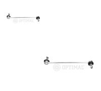 2X OPTIMAL Barra Stabilizzatrice Anteriore Adatta Per Opel Corsa E X15 Adam