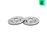2x OPTIMAL BS-5750C Disco freno Anteriore per FORD Fiesta Mk6 Hatchback 258mm