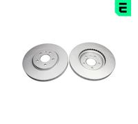 2x OPTIMAL BS-9408HC Disco freno Anteriore per OPEL ASTRA J Astra J GTC (P10)