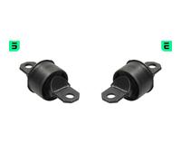 2X OPTIMAL Corpo Della Culla Posteriore Sinistro Destro Per Ford Focus II DA