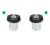 2X OPTIMAL Corpo Di Supporto Posteriore Sinistro Destro Per Renault Twingo II