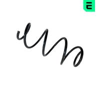 2X OPTIMAL Molla Della Sospensione Anteriore Per Renault Clio III BR0/1 CR0/1