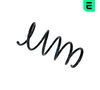 2x OPTIMAL Molla di Sospensione Frontale per Opel Agila (B) Suzuki Splash Ex