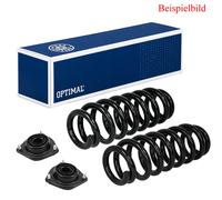 2x OPTIMAL Molle Spirali + Supporti Ammortizzatore Posteriori Per VW Bora 1J2