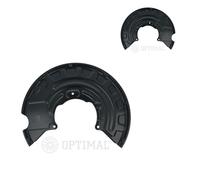 2x OPTIMAL Piastra di Ancoraggio Lamiera Paraspruzzi Disco Frontale per Audi A3