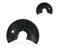 2x OPTIMAL Piastra di Ancoraggio Lamiera Paraspruzzi Disco Frontale per VW Polo