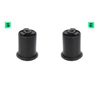 2x OPTIMAL Supporto Corpo Dell'Asse Posteriore per Audi 80 8C B4 2.0 E Avant