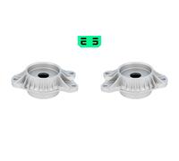 2X OPTIMAL Supporto Della Molla Posteriore Sinistra Destra Per BMW 5 Serie