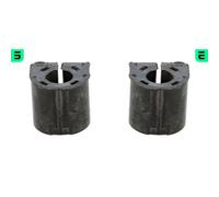 2x OPTIMAL Supporto Parte Anteriore Stabilizzatore SX Destra per Opel Corsa D