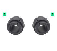 2x OPTIMAL Supporto Parte Anteriore Stabilizzatore SX Dx per Audi A4 8E2 B6 8EC