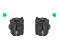 2x OPTIMAL Supporto Parte Anteriore Stabilizzatore SX Dx per Mazda 2 Dy Ford