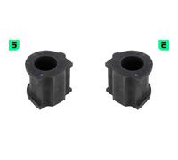 2x OPTIMAL Supporto Parte Anteriore Stabilizzatore SX Dx per Mitsubishi COLT VI