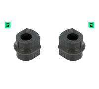 2x OPTIMAL Supporto Stabilizzatore Posteriore SX Dx per Nissan x-Trail T30