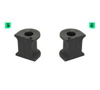 2x OPTIMAL Supporto Stabilizzatore Posteriore SX Dx per VW Caddy III Combinato