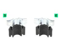 2x OPTIMAL Supporto Stabilizzatrice Frontale SX Dx per Mercedes-Benz Classe M