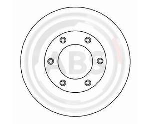 2X Original A.B.S. Disco Freno 17015 Per Daewoo Ssangyong
