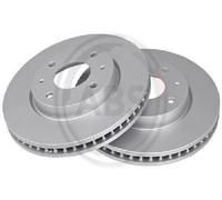 2X Original A.B.S. Disco Freno 17134 Per Mitsubishi