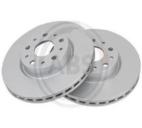 2X Original A.B.S. Disco Freno 17387 Per Lancia