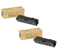 2X Original Kyocera Toner TK-17 Nero Per FS 1000 1010 1050 B-Ware