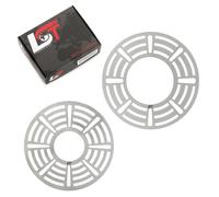 2x original LST Acciaio Inox Grillgitterrost + Aufbackgitter Set per Omnia Forno