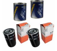 2X Original MAHLE / KNECHT Filtro Olio OC 105 + 2X SCT Flush Motore