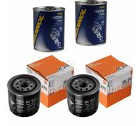 2X Original MAHLE / KNECHT Filtro Olio OC 223 + 2X SCT Flush Motore