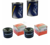 2X Original MAHLE / KNECHT Filtro Olio OC 230 + 2X SCT Flush Motore