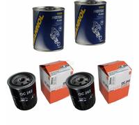 2X Original MAHLE / KNECHT Filtro Olio OC 262 + 2X SCT Flush Motore