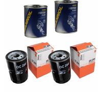 2X Original MAHLE / KNECHT Filtro Olio OC 264 + 2X SCT Flush Motore