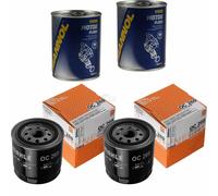 2X Original MAHLE / KNECHT Filtro Olio OC 269 + 2X SCT Flush Motore