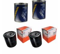 2X Original MAHLE / KNECHT Filtro Olio OC 275 + 2X SCT Pulizia Motore