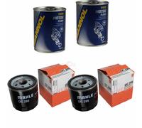 2X Original MAHLE / KNECHT Filtro Olio OC 295 + 2X SCT Flush Motore