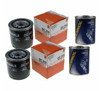 2X Original MAHLE / KNECHT Filtro Olio OC 313 + 2X SCT Flush Motore