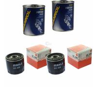 2X Original MAHLE / KNECHT Filtro Olio OC 458 + SCT Pulizia Motore