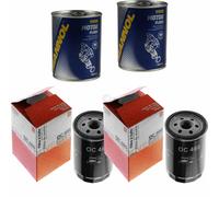 2X Original MAHLE / KNECHT Filtro Olio OC 460 + 2X SCT Flush Motore