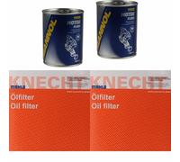 2X Original MAHLE / KNECHT Filtro Olio OC 503 + 2X SCT Flush Motore