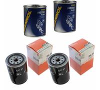 2X Original MAHLE / KNECHT Filtro Olio OC 51 + 2X SCT Flush Motore