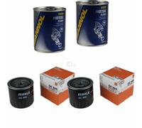 2X Original MAHLE / KNECHT Filtro Olio OC 995 + 2X SCT Flush Motore