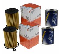 2X Original MAHLE / KNECHT Filtro Olio OX 787D + 2X SCT Flush Motore