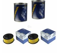 2X Original MAHLE / KNECHT Filtro Olio OX 968D + 2X SCT Flush Motore