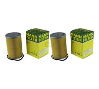 2X Original MANN-FILTER Filtro Carburante P 725 X