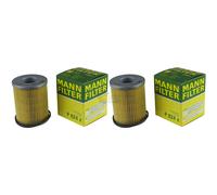 2X Original MANN-FILTER Filtro Carburante P 824 X