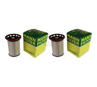 2X Original MANN-FILTER Filtro Carburante PU 8008/1